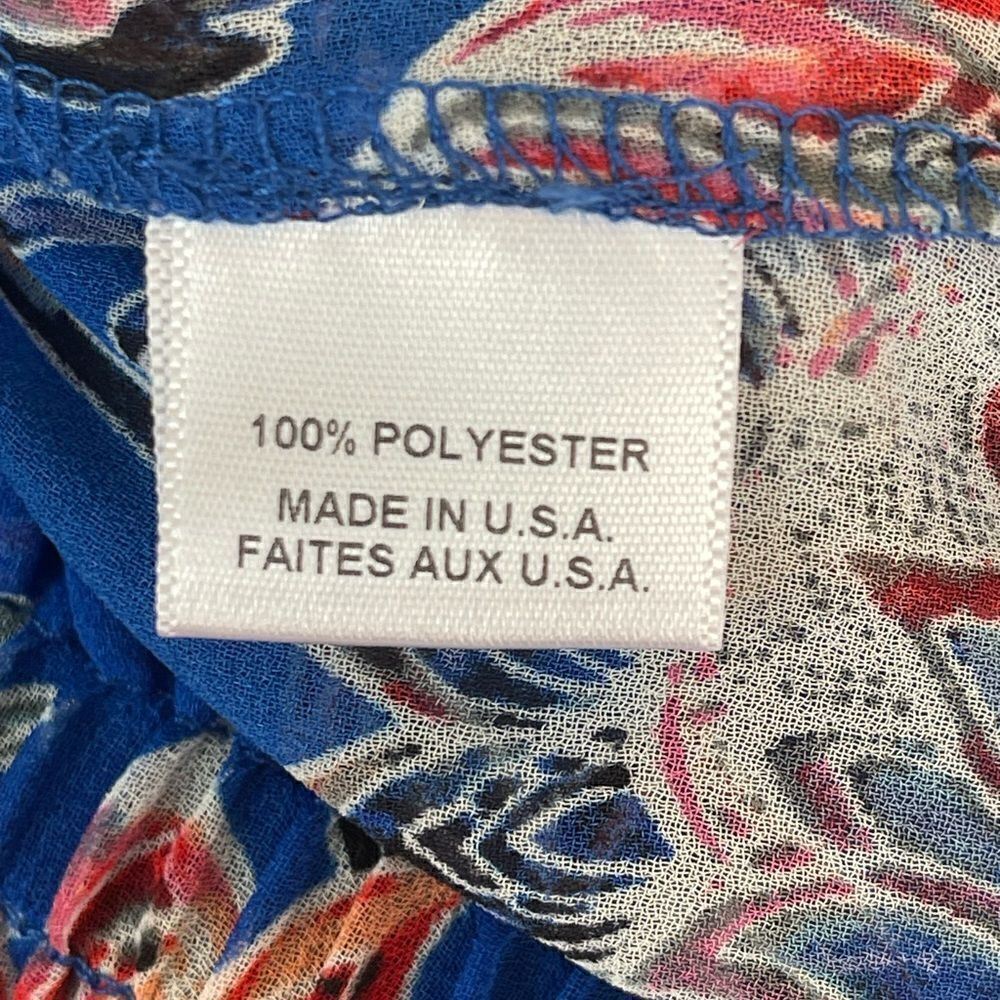 REVOLVE x MISA Allesia sheer maxi skirt  in blue floral Size SMALL. NWT - Picture 9 of 10